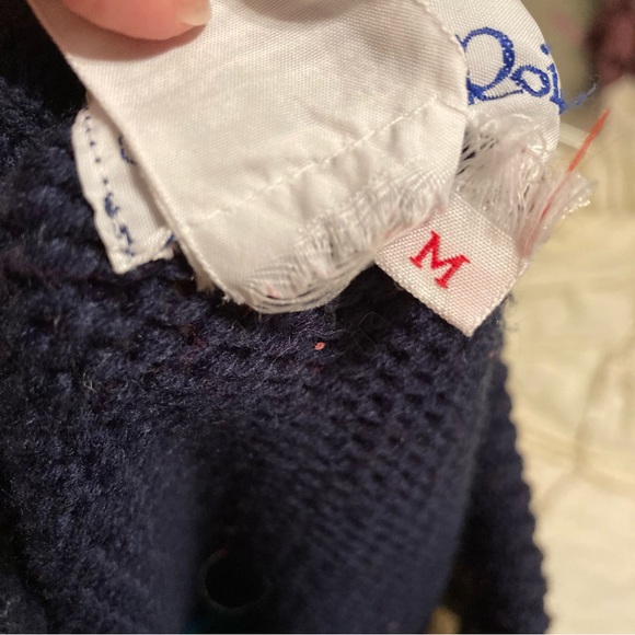 Vintage Lady Roi Blue Polar Bear Sweater - Picture 4 of 6